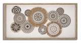 Mauro Ferretti Panou Canvas Perete Marcy -A- cm 70X2,8X35 | Aosom Romania