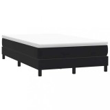 Cumpara ieftin Pat cu arcuri fără saltea negru 120x210 cm catifea