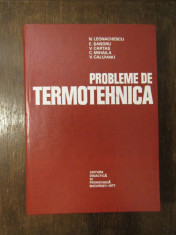 PROBLEME DE TERMOTEHNICA-N.LEONACHESCU,E.SANDRU,V.CARTAS foto
