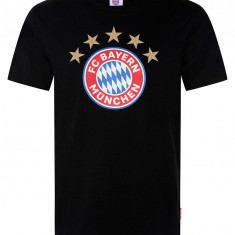 Bayern München tricou de bărbați Logo black - XL