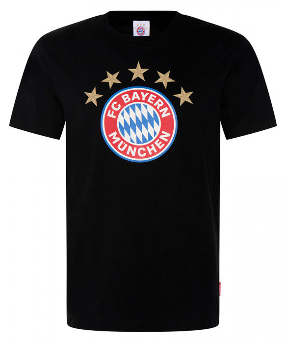 Bayern M&uuml;nchen tricou de bărbați Logo black - XXL