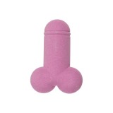 Bombă de baie efervescentă OOTB Willy, &icirc;n formă de penis, pentru băi erotice &icirc;n cuplu, cu aromă de căpșuni, roz