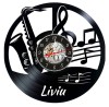 SAXOFONIST-ceas de perete(PERSONALIZABIL)
