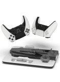 Imp DLX Stand Charges Controllers Inc. Edge , 3sp Fan W. Game, Headset And Remote Store PS5