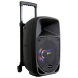 BOXA PORTABILA ILUMINATA LED 8&quot;/20CM 70W RMS CU USB/SD/BT/FM