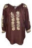 Bluza Dama Casual Rody S Forever Maro Bej Marimea L, Broderie Cusuta