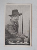 Nicu Constantin actor roman poza print semnata pe spate + dedicatie 1981 autogaf