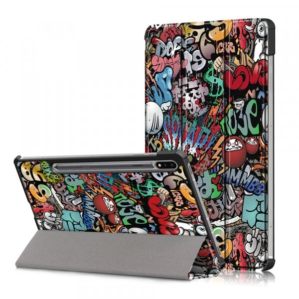 Husa pentru Samsung Galaxy Tab S8+ / Tab S7 FE / Tab S7+, Techsuit, FoldPro, Multicolor