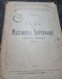 CURS DE MATEMATICI SUPERIOARE - ION GH. SABAC Vol I