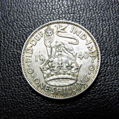 Anglia / Marea Britanie / Regatul Unit - 1 Shilling 1940 - George VI- Argint 214