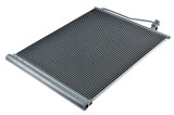Condensator AC BMW seria 7 20; dimensiuni [mm]: 625x495x16, uscator integrat, iesire 13,8mm, intrare 15,3mm; 64509149390; 64509255984; 64509389418;