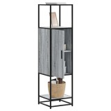 VidaXL Dulap nalt gri Sonoma 35,5x35x139 cm lemn prelucrat