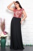 Rochie de ocazie lunga BordoMarimea, Yves