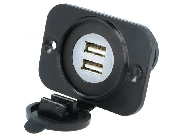 &Icirc;ncărcător Auto USB Dublu 5V/2.1A