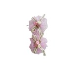 Accesorii creatie - flori textil, pentru cusunt pe dantela, set 2 buc, Colorarte