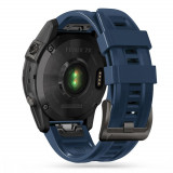 Curea Tech-Protect Iconband pentru Garmin Fenix 5/6/6 Pro/7 Albastru inchis, Silicon