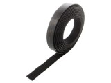 Bandă Velcro Acrilică Neagră 25mm x 5m
