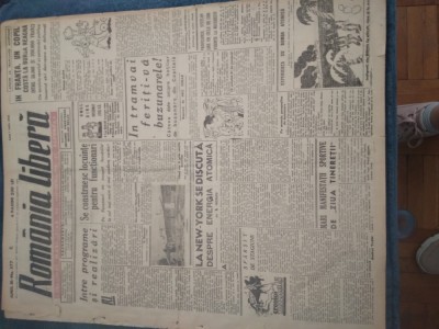 ZIAR ROMANIA LIBERA 2 IULIE 1946 foto