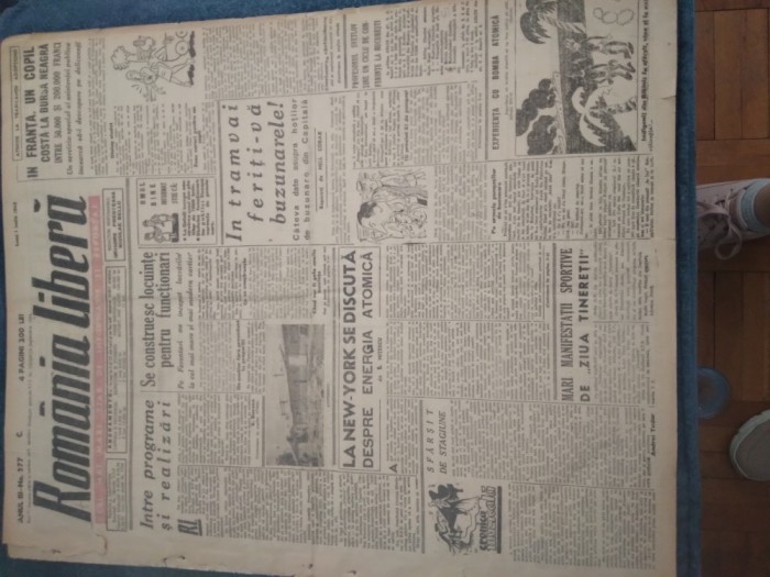 ZIAR ROMANIA LIBERA 2 IULIE 1946