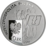Polonia 10 zloti 2011 ,30th Anniversary of the Establishment of the Independent Students&rsquo; Union , PROOF Argint ,925, 14,14 g, Europa