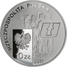 Polonia 10 zloti 2011 ,30th Anniversary of the Establishment of the Independent Students&rsquo; Union , PROOF Argint ,925, 14,14 g
