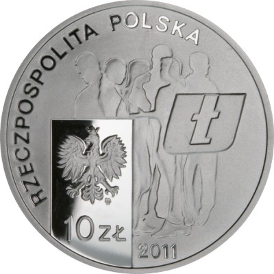 Polonia 10 zloti 2011 ,30th Anniversary of the Establishment of the Independent Students&amp;rsquo; Union , PROOF Argint ,925, 14,14 g foto