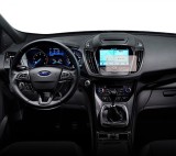Folie Protectie Display Navigatie, Duragon, Ford Kuga 2016-2019, silicon Transparent, Anti-zgarieturi, Kit instalare
