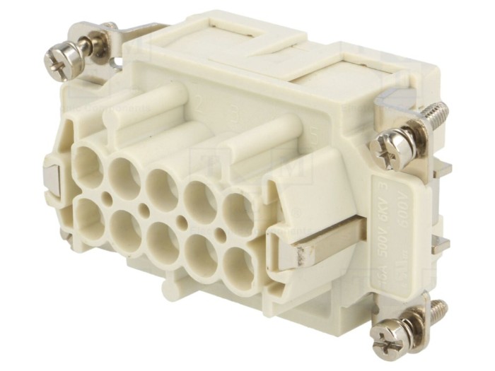 Conector HDC Inserturi Contact Mamă 10P