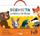 Servieta cu animale din padure - Editura Kreativ