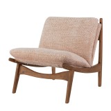 Fotoliu Living Design Modern ABRAMO, Stofa/Catifea/Piele, Cadru Lemn, 59x78x75 cm, Montat, Rezistent, Elegant