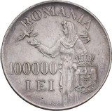 100000 lei 1946 UNC "Pacea"
