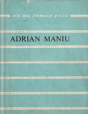 ADRIAN MANIU - VERSURI ( CELE MAI FRUMOASE POEZII ) foto