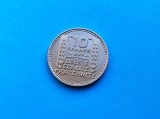 Moneda 10 Franci 1947 Franța, Stare Buna, Rară
