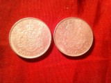 2 Monede 200 lei 1942 , Mihai I , argint , cal. f. buna