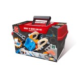 Jucarie din lemn - Set de constructie masini, Hape