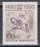 Germania 1990 - A 500-a aniversare a comunicațiilor poștale &icirc;n Europa, MNH, Nestampilat