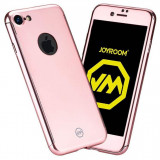 Husa Apple iPhone 6+/6S+ Joyroom (Fata + Spate) Roz Auriu + Folie de protectie, Flippy