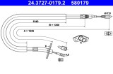 ATE 24.3727-0179.2 Cablu, frana de parcare