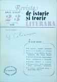 Revista de istorie si teorie literara. Aprilie - Septembrie 1986