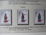 Monaco-Craciun-serie completa,nestampilate MNH, Nestampilat