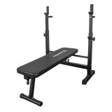 Banca Multifunctionala Fitness inSPORTline Hero B30, Pliabila, Ajustabila, Limita 200kg, Ideal Antrenament Acasa