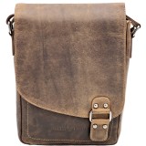 Geanta de umar tip borseta pentru barbati din piele naturala, Greenwood&reg; Hetwig, 19x24x7 cm