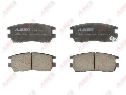 Set placute frana,frana disc MITSUBISHI PAJERO II (V3_W, V2_W, V4_W) (1990 - 1999) ABE C25005ABE