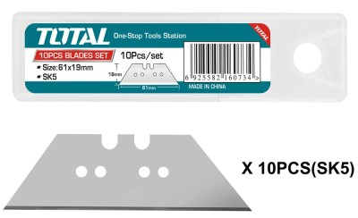 TOTAL - SET LAME CUTTER 61MMX19MM - 10BUC PowerTool TopQuality foto