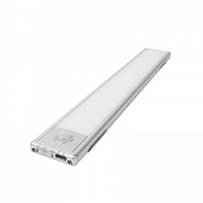 Iluminare LED cu senzor de miscare - Alimentat cu baterie, magnetic - 30 cm foto