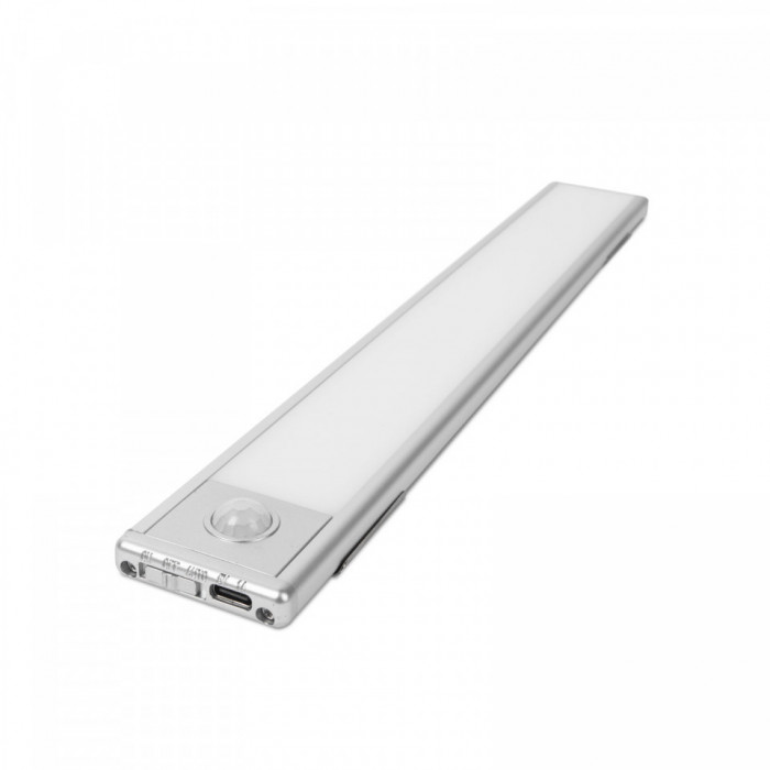 Iluminare LED cu senzor de miscare - Alimentat cu baterie, magnetic - 30 cm