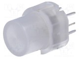 Comutator tastatură Poz: 2 SPST-NO 0,01A/35VDC incolor LED HIGHLY ELECTRIC