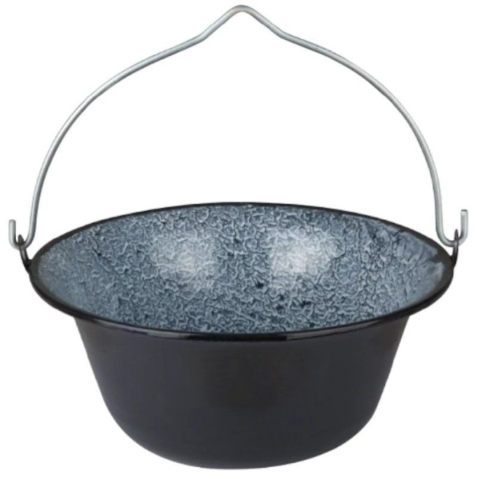 Ceaun emailat, 20 L, negru
