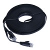 Cablu UTP Plat CAT6 Gigabit, 30m, RJ45, Cupru, Rețea LAN, Internet, Router, Modem, Switch, PC, Laptop, Camera