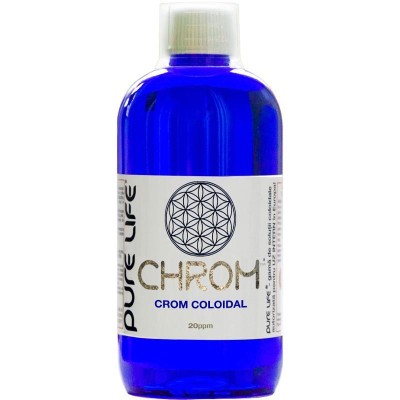 Crom Nanocoloidal CHROM 25ppm 480 mililitri Pure Life foto